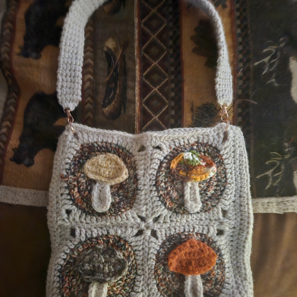 Handbags - Crochet Shoulder Bag